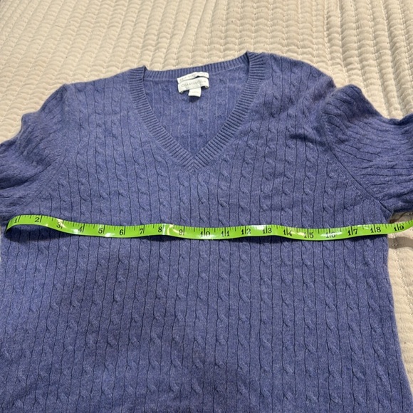 Charter Club 2 Ply 100% Cashmere sweater - Picture 8 of 9